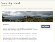 Tablet Screenshot of geocachingireland.com